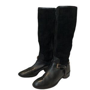 Ralph Lauren Marion leather & Suede Boots